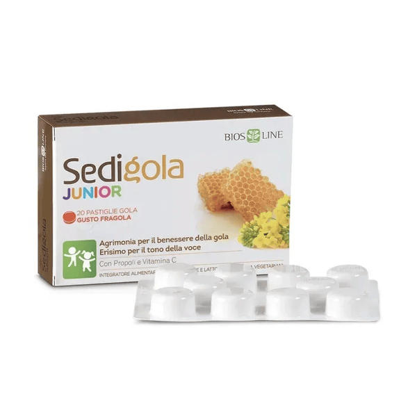 Apix Proproli Sedigola Junior Gola Gusto Fragola 20 Pastiglie — confronto prezzi