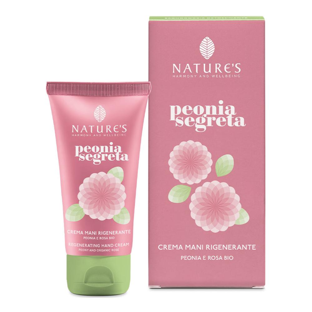 Nature's Peonia Crema Mani Rigenerante, 50 ml