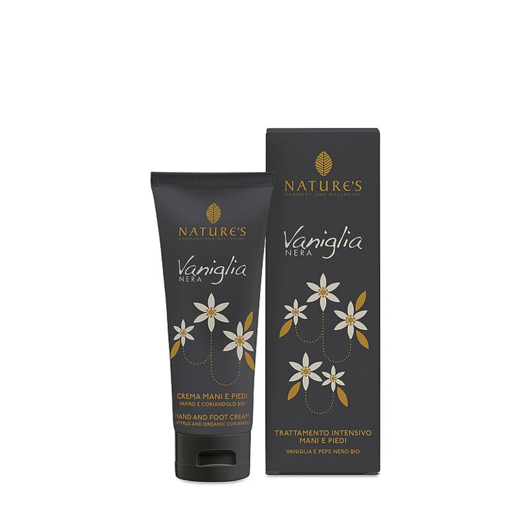Nature's Vaniglia Nera Trattamento Intensivo Mani e Piedi 75 ml