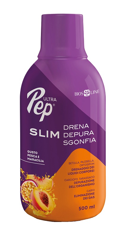 Ultra Pep Slim Drena Depura Sgonfia Pesca e Maracuja 500 ml Bevanda