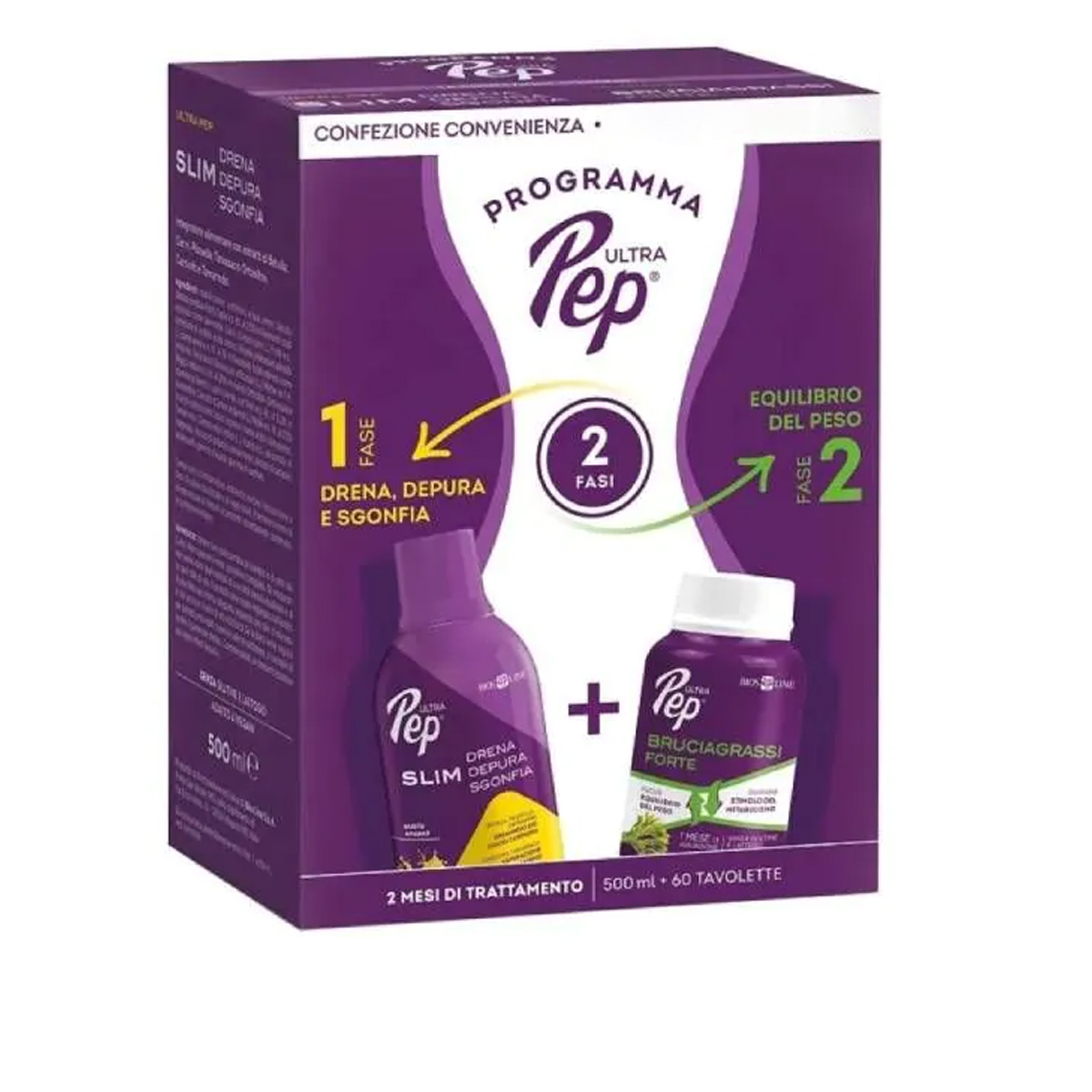 Ultra Pep Slim Drena Depura Sgonfia + Bruciagrassi Forte