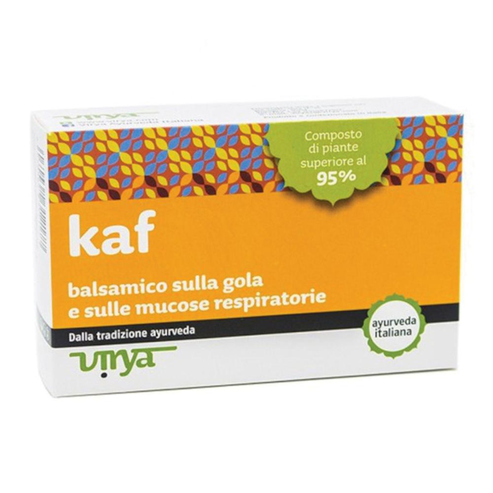 Kaf - Virya - 60 compresse - Integratore alimentare con effetto balsamico per la gola e le mucose respiratorie — confronto prezzi