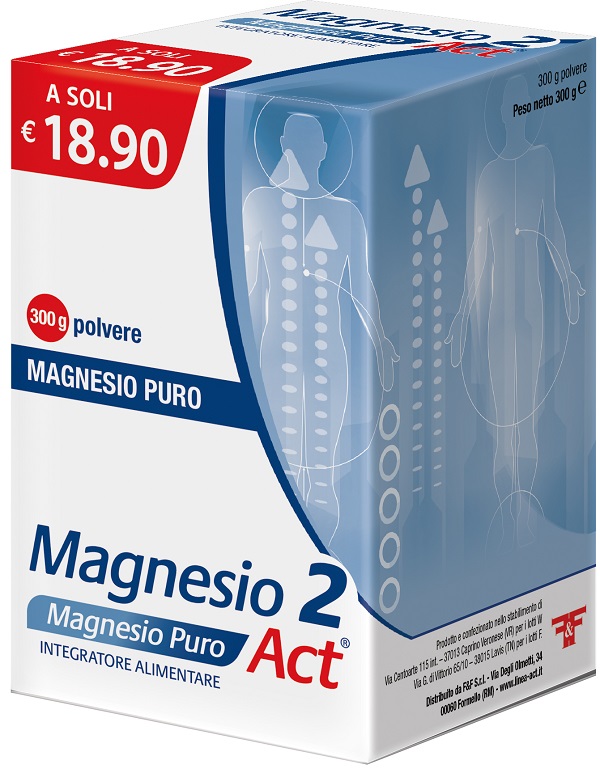 Magnesio 2 Act Magnesio Puro 300g