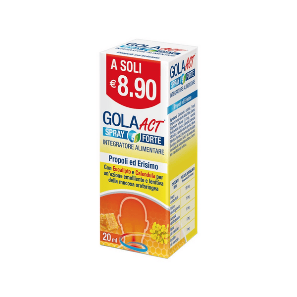 Gola Act Spray Forte Integratore Benessere Gola e Voce 20 ml — confronto prezzi