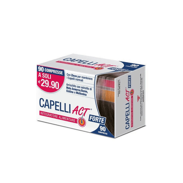 Capelli Act Forte Integratore di Zinco 90 Compresse — confronto prezzi