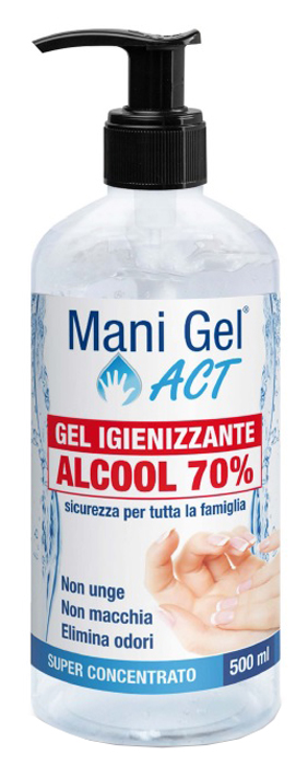 Mani Gel Act Gel Igienizzante Alcol 70% Super Concentrato 500ml — confronto prezzi