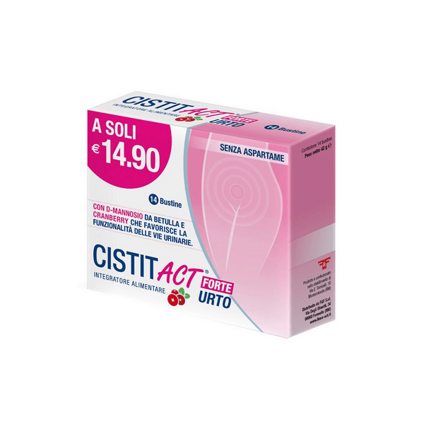Cistit Act Forte Urto Integratore Per Le Vie Urinarie 14 Bustine — confronto prezzi