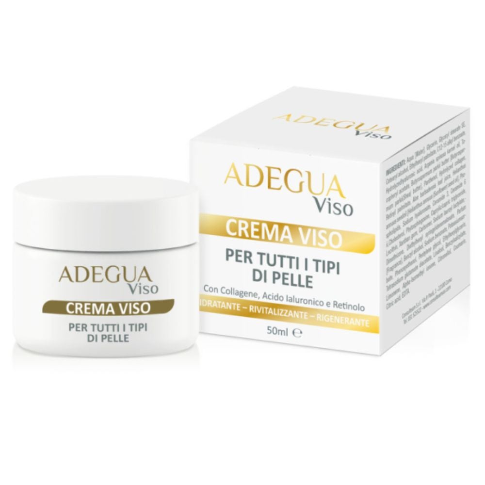 Adegua Crema Viso Idratante Rivitalizzante Rigenerante, 50ml