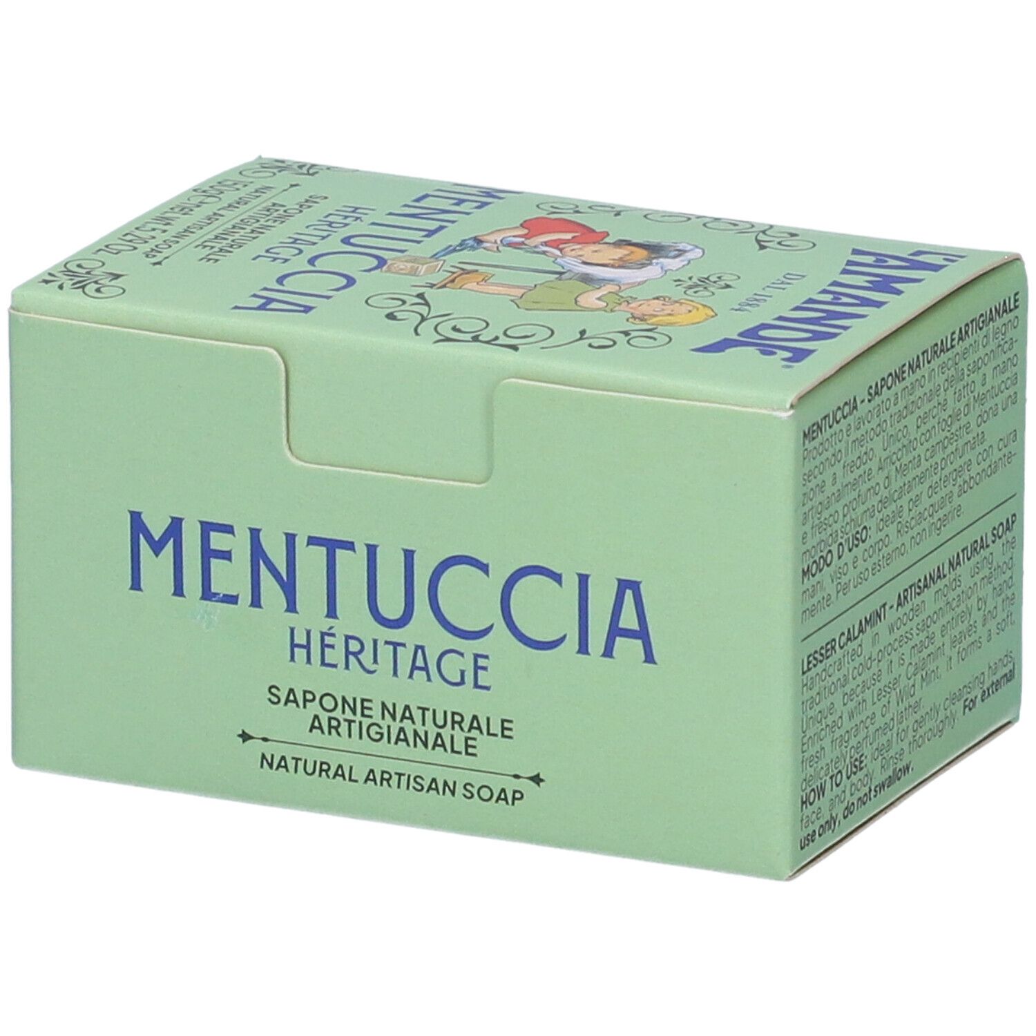 L'Amande Sapone Naturale Artigianale Mentuccia 150 g Gocce orali