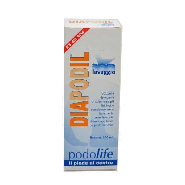 Diapodil Lavaggio Liquido Alterazioni Cutanee Piede Diabetico 100 ml