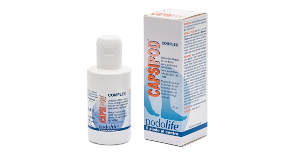 Capsipod Complex Emulsione Dermoprotettiva Rinfrescante Piedi Sensibili 250 ml
