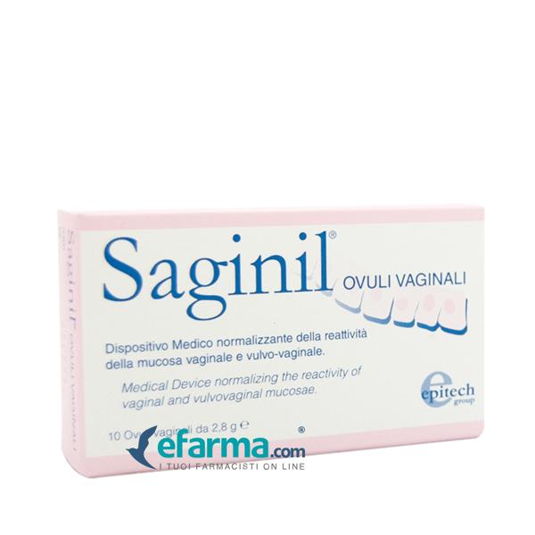 Saginil Normalizzante Reattvità Mucosa Vaginale 10 Ovuli 2,8 g