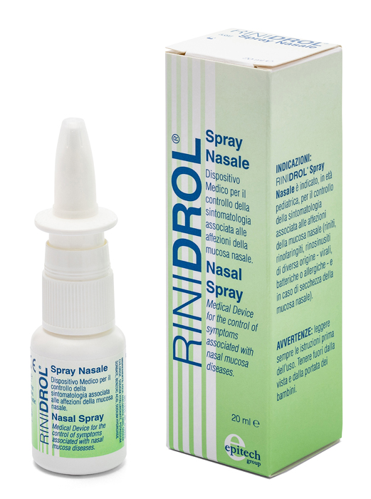 Rinidrol Spray Nasale Decongestionante e Idratante per Mucose Nasali 20 ml