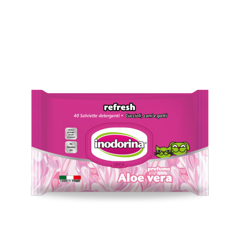 Pet Village Salviette Aloe Vera Inodorina 40 Pezzi