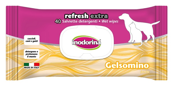 Inodorina salviette gelsomino extra 40 pezzi