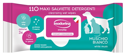 INODORINA REFRESH SALVIETTE MUSCHIO BIANCO 110PZ