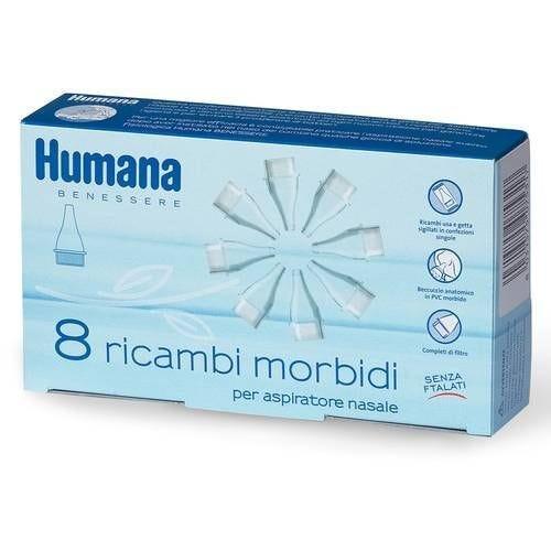 Set ricambi morbidi per aspiratore nasale humana 8 pezzi — confronto prezzi