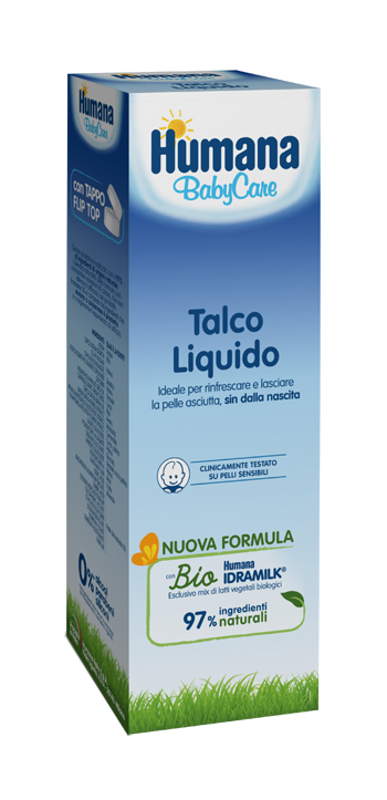 Humana Baby Care - Talco Liquido Rinfrescante, 100ml