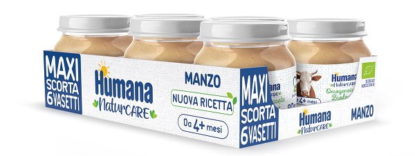 Humana omogenizzato manzo biologico 6 pezzix80g — confronto prezzi