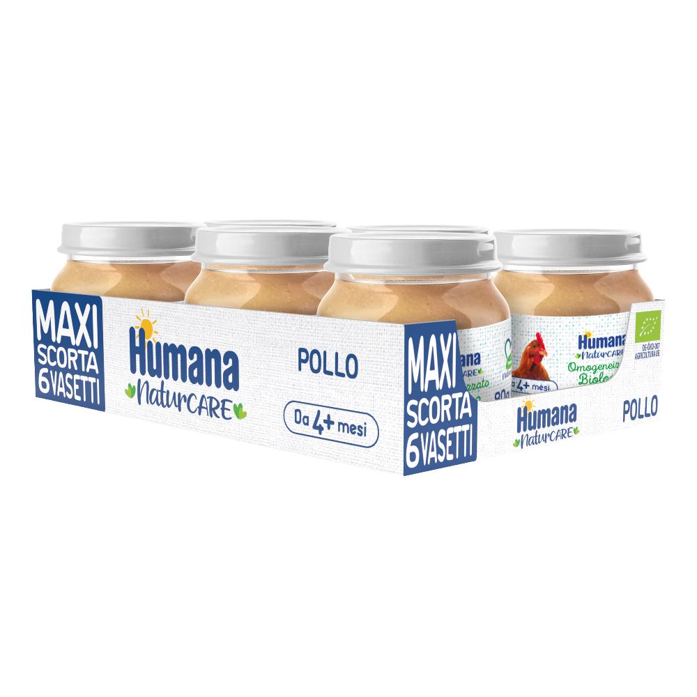Humana Omogeneizzato Di Pollo Biologico 6 Vasetti 6x80 g Altro — confronto prezzi