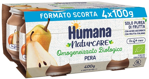 HUMANA OMOG PERA BIO 4PZ 100G