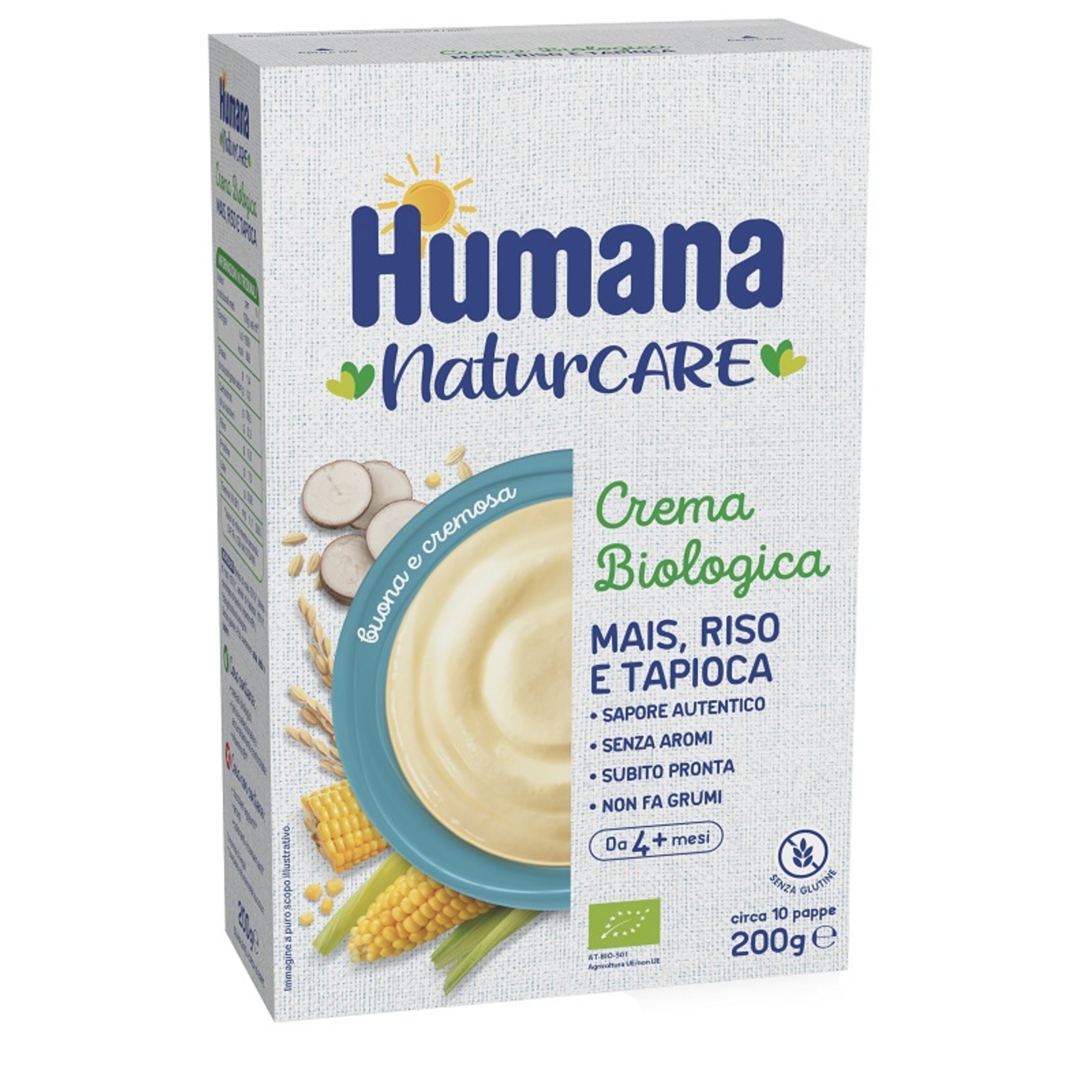 Humana crema mais riso tapioca bio 200 g — confronto prezzi