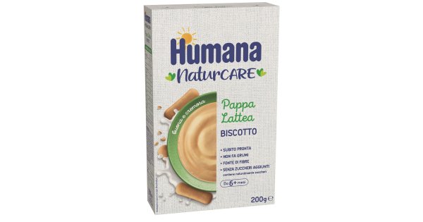 HUMANA Pappa Lattea Bisc.200g — confronto prezzi