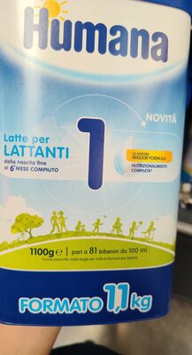 Humana 1 Latte Per Lattanti In Polvere 1100 Grammi — confronto prezzi