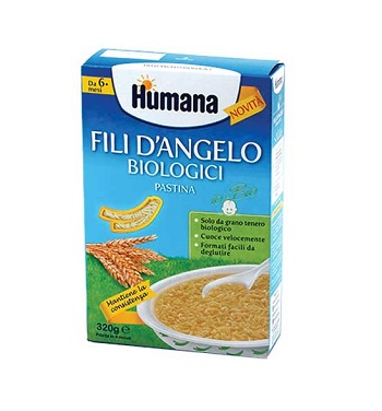 Humana Fili D'angelo Biologici Pastina 320 g Pappa