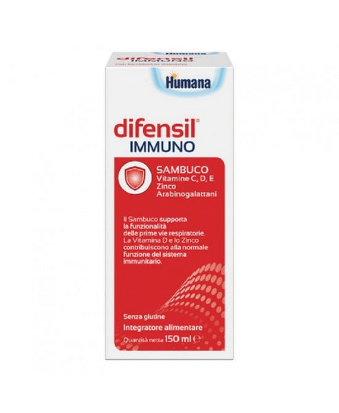 Humana Difensil Immuno Integratore Difese Immunitarie 150 ml