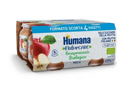 Humana Omogeneizzato Biologico Mela 4x100 g Pappa — confronto prezzi