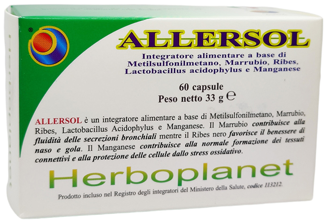Herboplanet Allersol 60 Capsule — confronto prezzi
