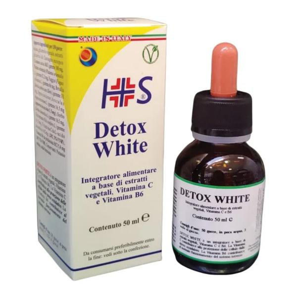 Herboplanet Detox White Integratore Liquido Drenante Flacone Gocce Da 50 Ml