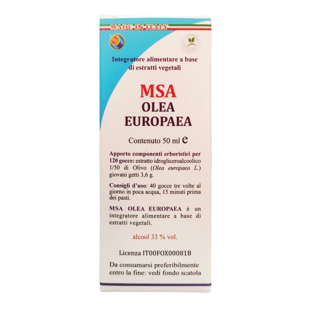Msa Olea Europea Gocce 50 ml orali