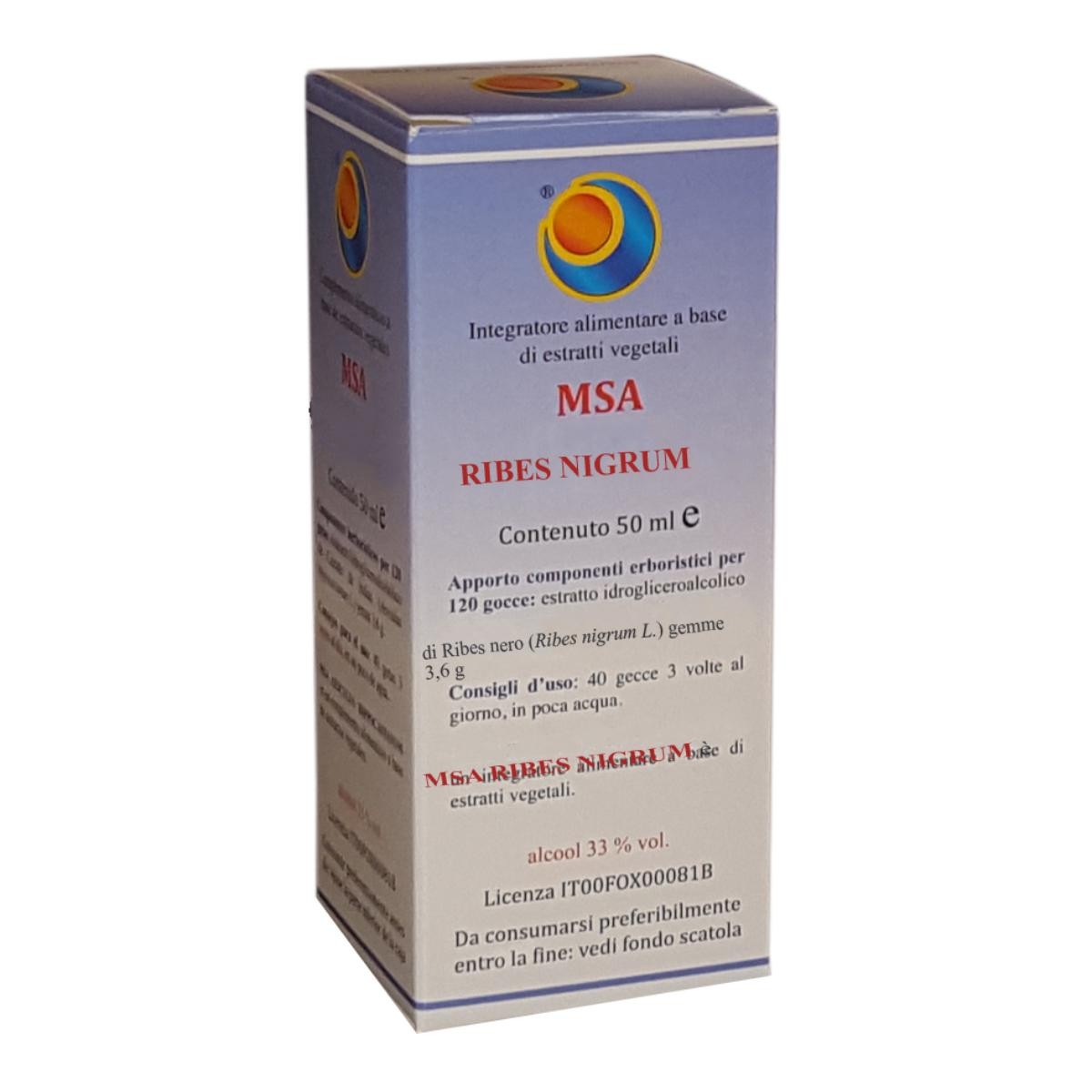 Msa ribes nigrum 50ml — confronto prezzi