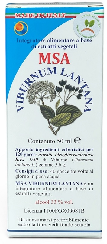 MSA VIBURNUM LANTANA 50ML
