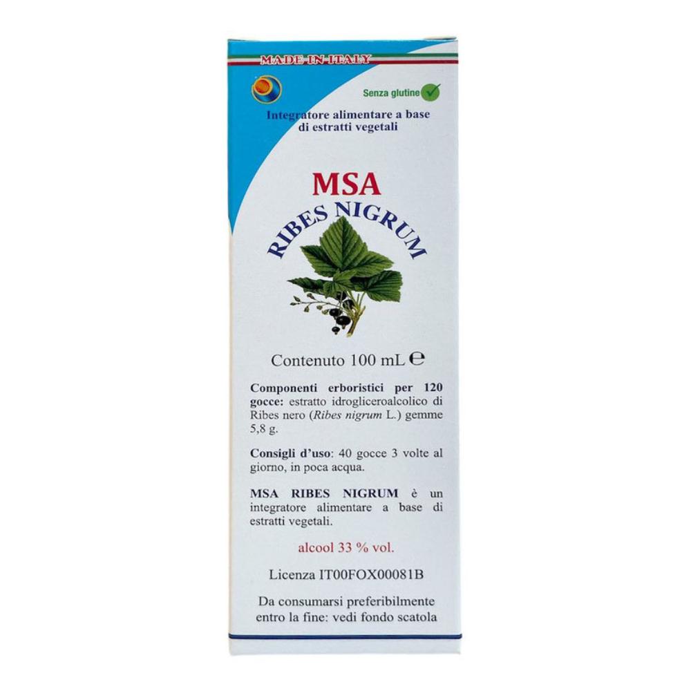 Msa Ribes Nigrum Integratore Per Il Benessere Articolare E Respiratorio Estratto Idrogliceralcolico Gocce Orali 100ml — confronto prezzi