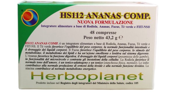 Hs112 ananas comp 48 compresse — confronto prezzi