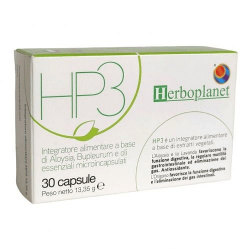 Herboplanet Hp3 Integratore Alimentare Funzione Digestiva 30 Capsule