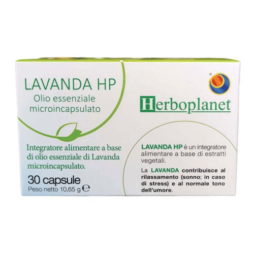 Lavanda HP Integratore Olio Essenziale Rilassante 30 Capsule