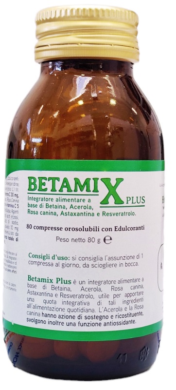 Betamix Plus Integratore Ad Azione Tonica 80 Compresse Orosolubili