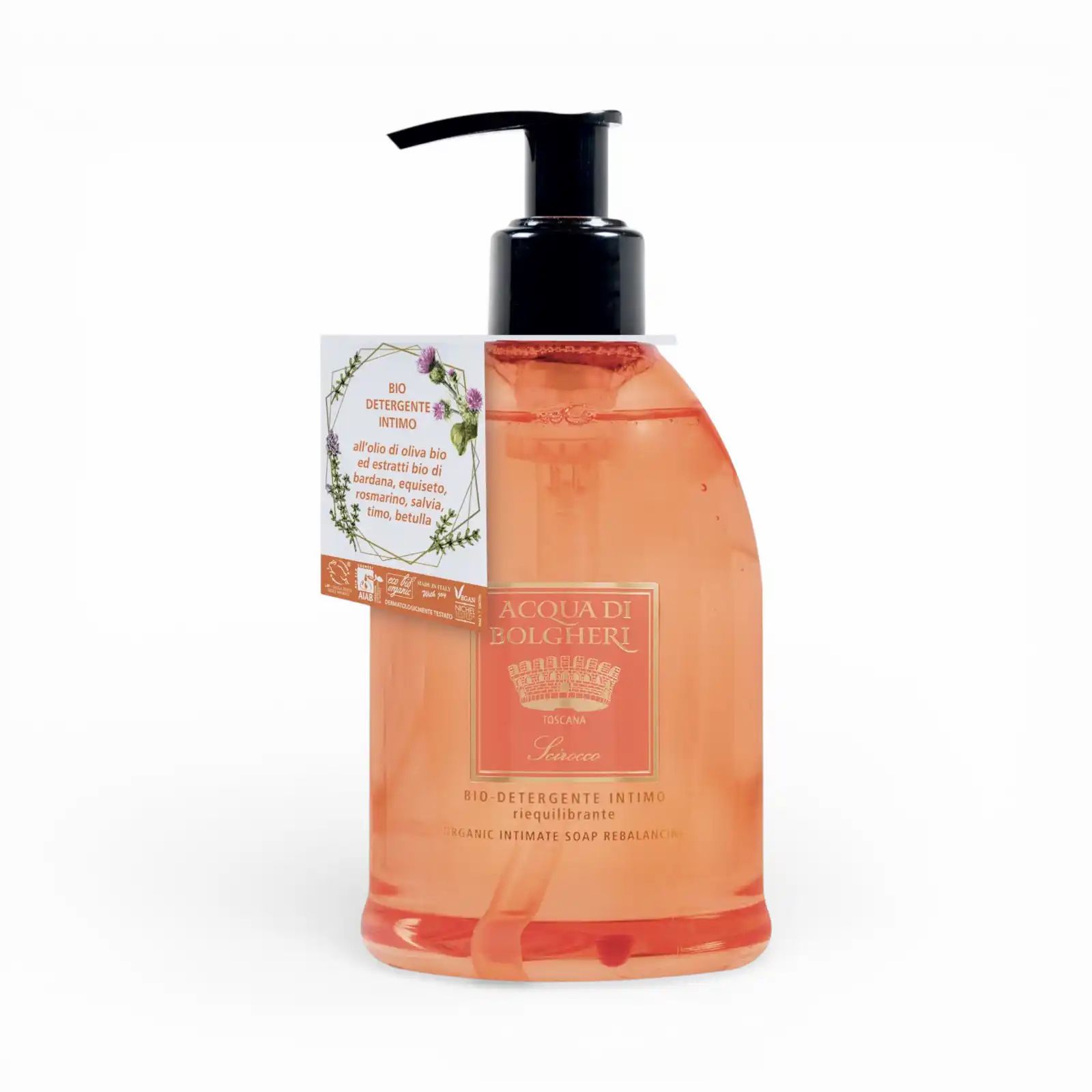 Acqua di Bolgheri Bio Detergente Intimo Naturale SCIROCCO Riequilibrante 300 ml