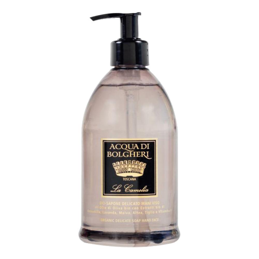 Acqua di Bolgheri Bio Sapone Delicato Mani e Viso LA CAMELIA Detergente per Uso Quotidiano 500 ml