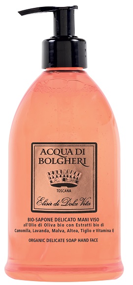 Acqua di Bolgheri Bio Sapone Delicato Mani e Viso Elisir Docle Vita 300 ml