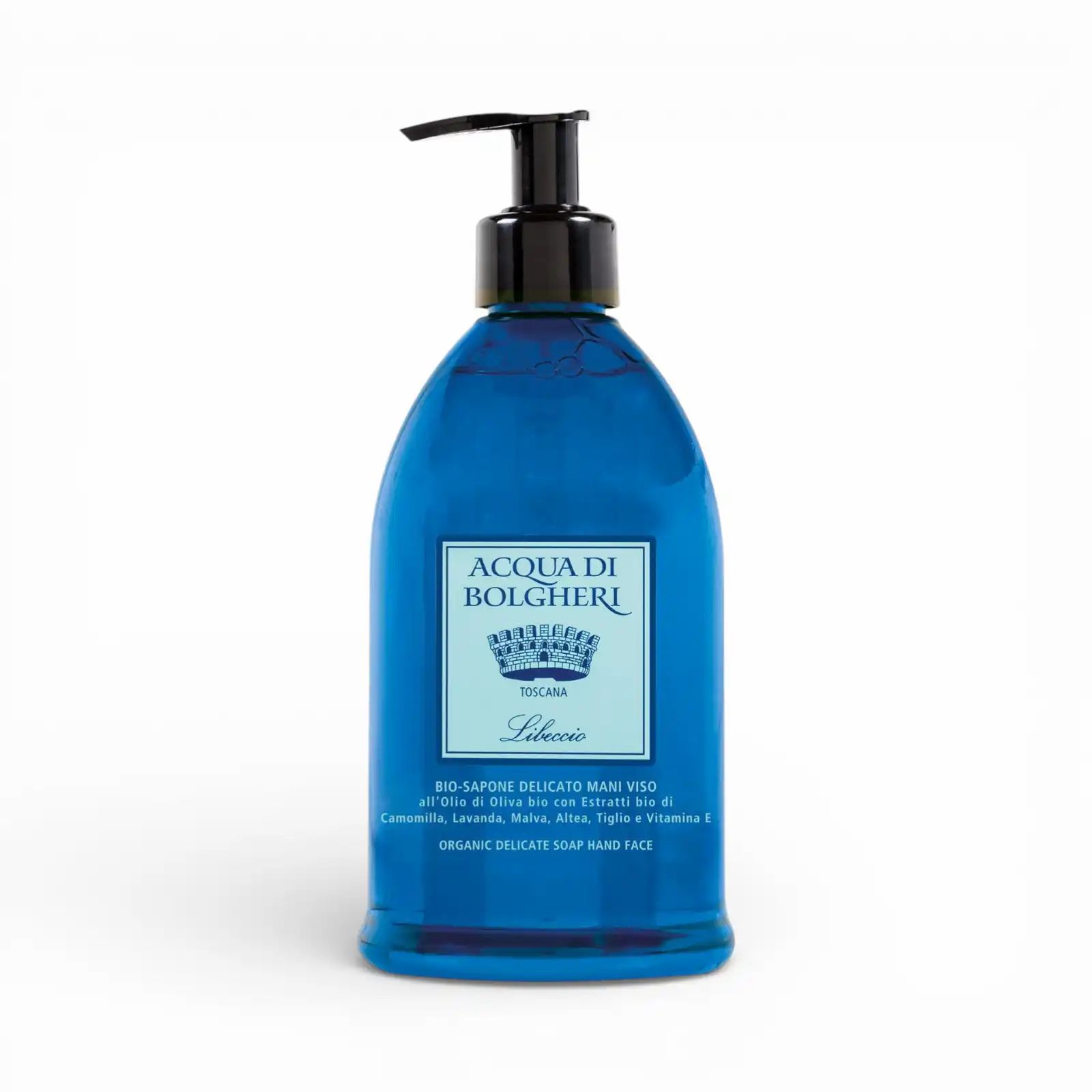 Acqua di Bolgheri Bio Sapone Delicato Mani e Viso LIBECCIO Detergente per Uso Quotidiano 500 ml — confronto prezzi