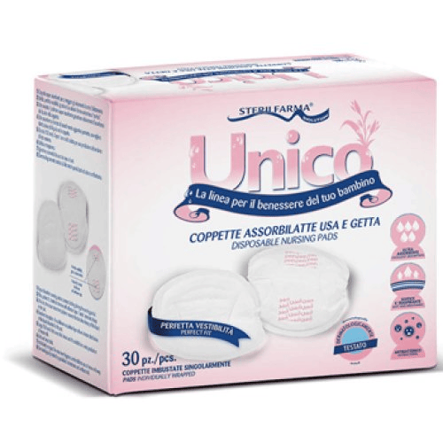 Sterilfarma Coppette Assorbilatte Monouso 30 Pezzi Ultra Assorbenti Traspiranti