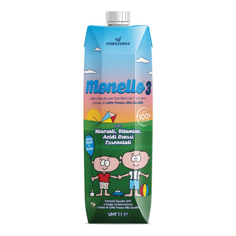 Sterilfarma Monello 3 Latte Liquido 1-3 Anni 1 L