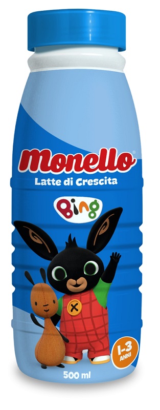 MONELLO LATTE DI CRESCITA LIQUIDO , 12 + MESI 6X500 ML