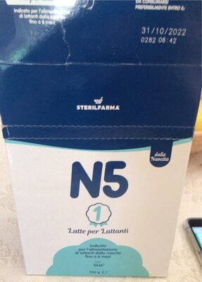 N5 1 Latte Polvere 0/6m 750g — confronto prezzi