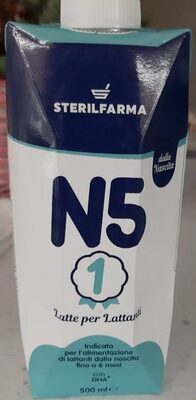 N5 1 latte per lattanti liquido 0-6 mesi 500 ml — confronto prezzi